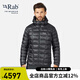 RabRAB睿坡Mythic G男士秋冬1000蓬熱反射TILT御寒鵝絨羽絨服 QDB-61 黑色BLK L