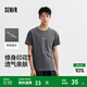 森馬（Semir）短袖T恤男修身內搭基礎字母t夏季個(gè)性印花圓領(lǐng)上衣棉質(zhì)百搭潮 褐灰20851 S