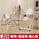 ANGI BABY寶寶餐椅嬰兒學(xué)座椅多功能兒童寶寶椅可坐可躺可折疊家用吃飯座椅 卡其【搖搖椅+萬(wàn)向輪+可坐可躺】 二合一嬰幼兒吃飯餐桌椅周歲禮物