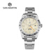 San Martin軍魂腕表手表男機械表男士自動(dòng)機械表復古節日送禮物SN0054C-0 白色