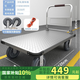 飛達加厚鋼板車小推車平板車折疊手推車?yán)洶遘?25*75承重3150斤