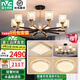 雷士（NVC）吊燈客廳燈現(xiàn)代簡約燈具套餐客廳大燈餐廳燈飾全屋書房臥室燈中山 力薦【3室2廳】10+6頭+臥室*3