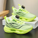 里奇.喬丹   RICKY JORDAN赤兔8Pro男童鞋子2026春夏新款透氣兒童跑步籃球鞋防滑男孩運動(dòng)鞋 熒光綠-超輕軟底-現貨秒發(fā) 35 碼