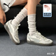 彪馬（PUMA）官方【德訓(xùn)鞋】女復(fù)古運(yùn)動(dòng)休閑鞋T字鞋厚底鞋PALERMO 401286 灰色-迷霧灰-01 37