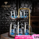 梵卡奇（FANKAQI）藍(lán)山白酒杯套裝家用水晶帶刻度分酒器小一口烈酒杯酒盅