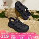 駱駝（CAMEL）戶外涼鞋女鏤空網(wǎng)面丑萌涼鞋厚底溯溪鞋 L25M076036 黑色 38 
