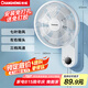 長虹（CHANGHONG）壁扇 家用電風(fēng)扇 宿舍辦公室空氣循環(huán)扇壁掛式大風(fēng)力輕音客廳臥室風(fēng)扇免打孔壁掛扇 CFS-LD4013