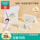 全棉時(shí)代嬰兒紗布汗巾 兒童寶寶純棉吸汗背巾25×50cm 斑馬+松鼠+長(zhǎng)頸鹿3條