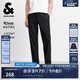 杰克·瓊斯（JACK&JONES）25年男裝秋季休閑褲男百搭松緊腰商務(wù)長褲萊賽爾親膚品牌褲子男士 E40黑色 31 175