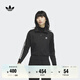 adidas經(jīng)典復(fù)古運(yùn)動(dòng)立領(lǐng)夾克外套女裝春季阿迪達(dá)斯官方三葉草 黑色(推薦選大一碼)   XL