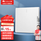 飛雕（FEIDIAO）開關(guān)插座面板 86型墻壁暗裝 家用空調(diào) 冰箱廚房5孔插座帶usb 純平 一開多控 優(yōu)雅白