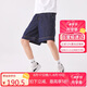 Lee童裝男童純棉牛仔褲2023夏季時尚復古簡約牛仔短褲 經(jīng)典藍 165