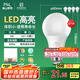 FSL佛山照明LED燈泡節(jié)能燈大螺口球泡5W白光6500K5只裝 