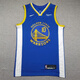NBA VIBE新款25賽季勇士隊10號巴特勒球衣刺繡籃球服背心運動(dòng)服歐碼偏大 勇士10號藍 2XL
