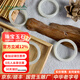 玉緣和田玉白玉手鐲多圈口選擇油潤細(xì)膩送家人長輩品相精美揚(yáng)州玉器廠 款七圈口57mm