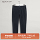 GANT甘特秋冬學(xué)院風(fēng)男士奇諾褲易搭通勤舒適棉西裝百搭休閑長(cháng)褲 405海軍藍色 32