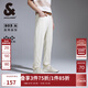 杰克·瓊斯（JACK&JONES）衣服男裝903直筒米白色牛仔褲男四季款彈力休閑褲子高端品牌男褲 C00米白色 28 165 W28/L30