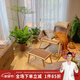 紫葉 搖椅躺椅大人陽(yáng)臺(tái)家用休閑藤椅戶外輕奢搖椅藤編休閑懶人搖搖椅 搖椅【含坐墊頭枕抱枕】+腳凳