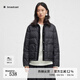 播秋冬新款90白鴨絨輕薄羽絨服女小個(gè)子短款保暖外套DDR4RD5109 K40玄黑 M