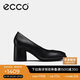 愛(ài)步（ECCO）優(yōu)雅氣質(zhì)舒適女士職場(chǎng)單鞋雕塑奢華55系列  黑色222603 38