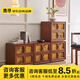 惠尋法式香云紗中古國風(fēng)模塊組合電視柜卡門柜復(fù)古斗柜餐邊儲物收納柜 【中古色】香云紗*1-整裝