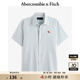 ABERCROMBIE & FITCH男裝25夏季美式復(fù)古經(jīng)典小麋鹿牛津紡?fù)獯疃绦湟r衫KI125-5084 綠色 2XL (185/124A)
