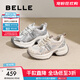 百麗（Belle）張凌赫孟子義同款藍鯨老爹鞋女25秋新商場(chǎng)款休閑鞋D2K1DCM5預售 【張小婉/張凌赫推薦】米色-網(wǎng)面 37 (235mm)