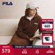FILA 斐樂官方連衣裙2025年秋季新品長款連帽打底衛(wèi)衣長裙子 復古咖-DK L 170/88A/L