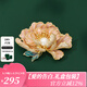 Jay新中式胸針高檔女衣服胸花配飾送媽媽長(zhǎng)輩生日禮物七夕情人節(jié) 胸針淡水珍珠（京倉(cāng)/就近發(fā)貨）