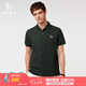 哈吉斯（HAZZYS）男裝 夏款男上衣POLO【3A抗菌】短袖T恤ASTZE0BBX27 深灰色CC XL (180/100A 50)
