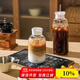 舍里冷萃咖啡杯玻璃吸管杯雙飲杯家用便攜耐高溫高顏值帶蓋奶茶水杯子 透明色-小號350ML（雙蓋款） 密封雙飲|耐熱耐冷