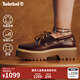 添柏嵐（Timberland）官方女鞋新款三眼船鞋厚底增高|A2QDM A2QDMW/酒紅色 37