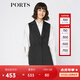 PORTS寶姿女裝 秋季新品百搭無袖中長款風(fēng)衣SA9T010GFQ037 黑色 S (4)