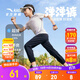 安踏兒童褲子男女大小童裝25年秋季透氣輕薄運動(dòng)長(cháng)褲休閑百搭學(xué)生褲子 【初秋涼感】黑/灰7501-1 160 cm