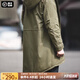 馬登工裝美式復(fù)古M51魚尾風(fēng)衣中長款連帽外套男軍大衣派克服棉服秋冬 軍綠色（版型較為寬松） M