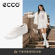 愛步（ECCO）休閑女鞋 舒適系帶休閑板鞋 柔酷零點(diǎn)女鞋系列220263 白色 37 