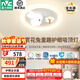 雷士（NVC）LED臥室護(hù)眼吸頂燈奶油風(fēng)全光譜三色房間燈具卡通造型兒童房 賞花兔-RA98全光譜48瓦智控調(diào)光