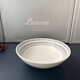 Luzerne皇家RD英倫風(fēng)日式簡約陶瓷釉下彩家用餐具湯碗面碗螺螄粉沙拉碗 8寸 深碗-羽尾黑