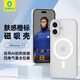 藍猩先生適用蘋(píng)果17手機殼 iPhone17保護殼AI按鍵橙標膚感磁吸防滑親膚防摔手機保護套 白