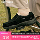 斯凱奇（Skechers）男鞋冬季保暖懶人一腳蹬健步鞋休閑棉鞋防滑耐磨通勤商務(wù)鞋204403