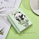 趣木也熊貓三折錢(qián)包女個(gè)性卡通小零錢(qián)包學(xué)生短款折疊皮夾卡包一體卡包 三折錢(qián)包【爬竹熊貓】大鈔位+卡位