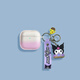炫套適用AirPods 4藍牙耳機保護套全包漸變透明Apple AirPods 4耳機殼防摔可愛(ài)卡通蘋(píng)果airpods4保護殼高透明漸變紫+呆坐庫洛米【配掛鉤+掛繩】AirPods 4