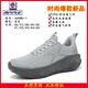 Apple美國蘋果輕奢夏季新款跑步鞋輕便減震呼吸透氣網(wǎng)面運(yùn)動(dòng)超軟增高鞋 灰色669WX-1 （當(dāng)天發(fā)貨） 41