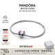 潘多拉（PANDORA）迪士尼系列史迪奇蛇骨手鏈銀色素鏈DIY童趣七夕情人節(jié)禮物送女友