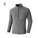 CLOUDSTRATUS同款25秋冬季昂跑奧粒絨戶(hù)外旅游運動(dòng)抓絨衣外套保暖吸濕立領(lǐng) 灰色 2XL 140-155斤