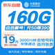 中國移動流量卡19元【自選靚號】低月租長期5G手機(jī)卡電話卡通用非無限永久純上網(wǎng)
