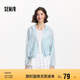 森馬（Semir）外套女碎花肌理森系少女感2025夏季oversize連帽夾克109325108005