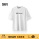 森馬（Semir）哈利波特聯(lián)名短袖T恤男美式復古印花情侶裝2025夏裝109325100223