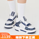 美職棒（MLB）官方運(yùn)動鞋女鞋子 25年新款板鞋老花休閑鞋復(fù)古學(xué)長鞋 3ASXCMM4N 紐約洋基隊(duì)/藏青色 41 260