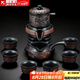 正揚(yáng)紫陶自動(dòng)茶具套裝家用整套懶人功夫高檔泡茶壺沉雕龍?zhí)沾墒?fù)古 紫陶自動(dòng)(祥龍)-六杯 9件